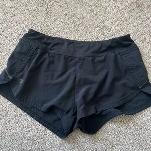 Athleta girl black athletic shorts